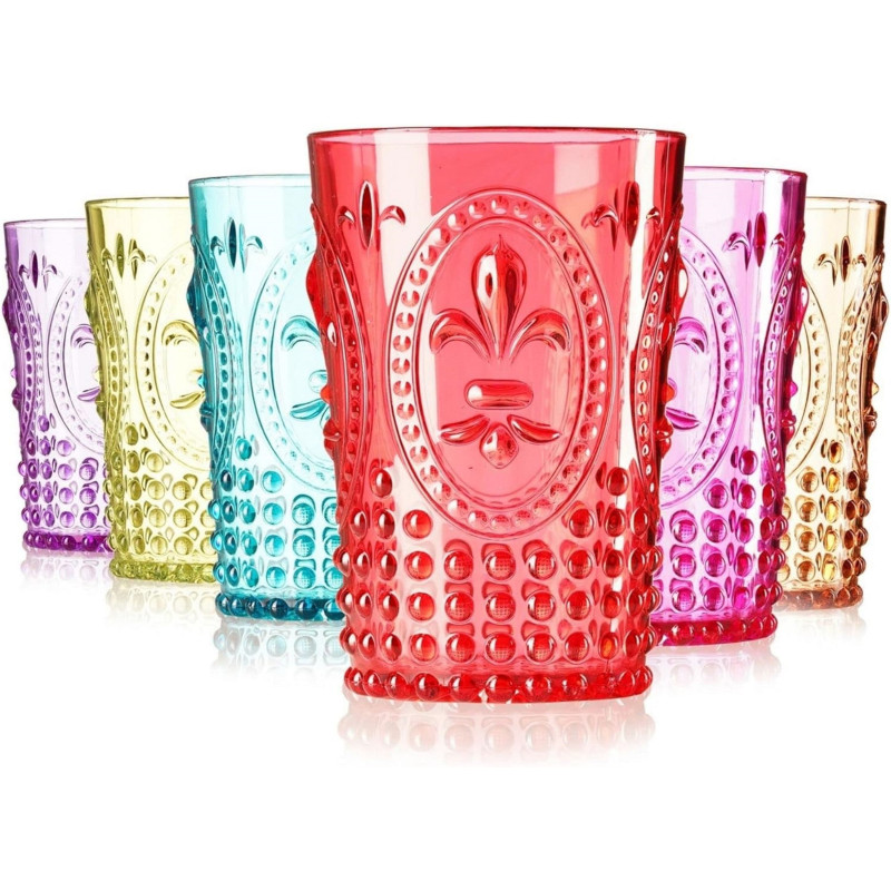 Muldale Acrylic Glasses   Plastic Tumblers, Currently priced at £14.99